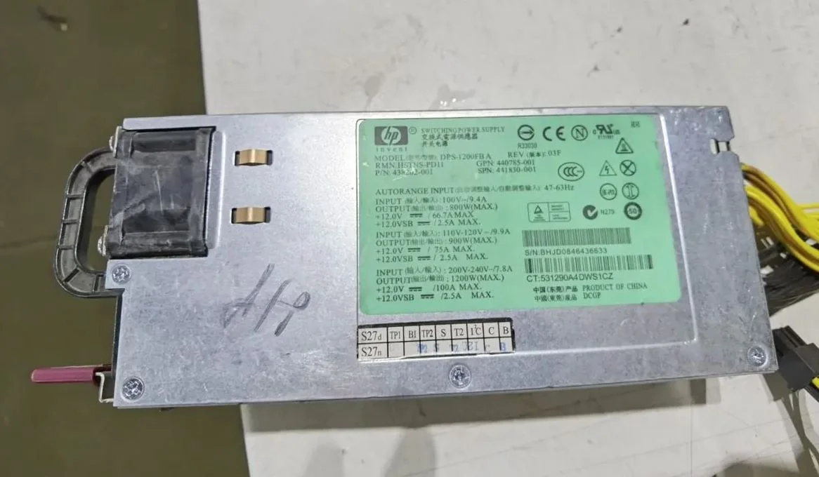 Бп HP 1200W для asic Bitmain L3 / L3+ - миниатюра 2