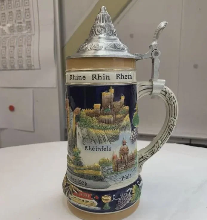 Коллекционный Bierkrug Rhein Германия - миниатюра 2