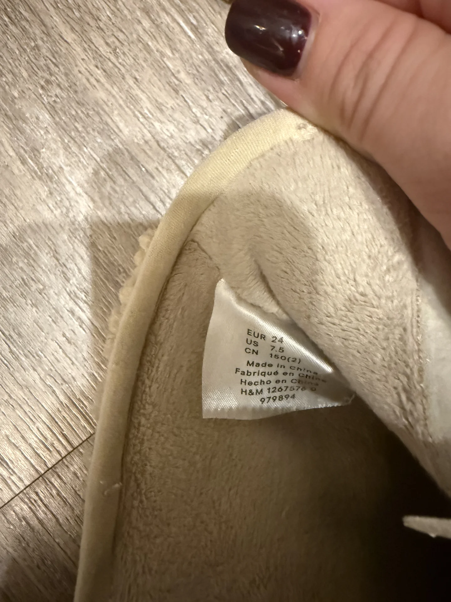 Ботинки демисезенные для девочки H&m 24 - миниатюра 7