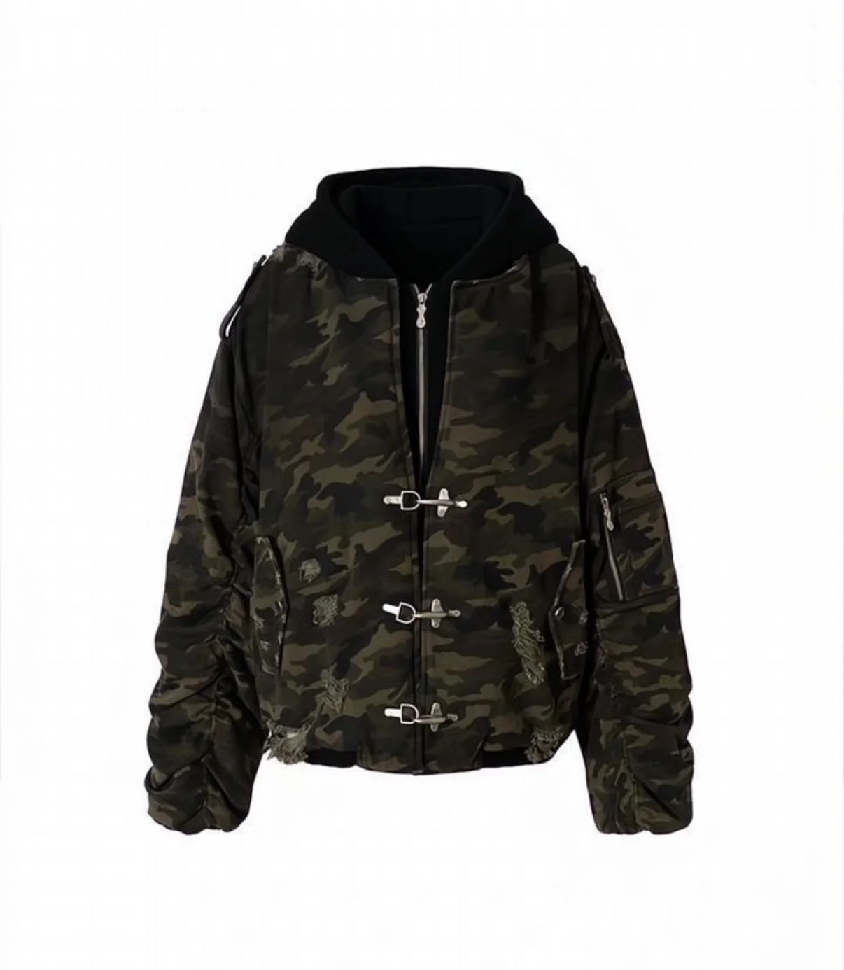 Camouflage clasp bomber