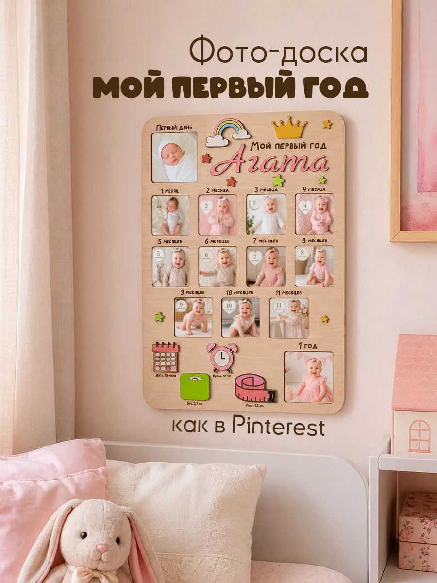 Фото-доска Первый год с именем Pinterest - изображение 1