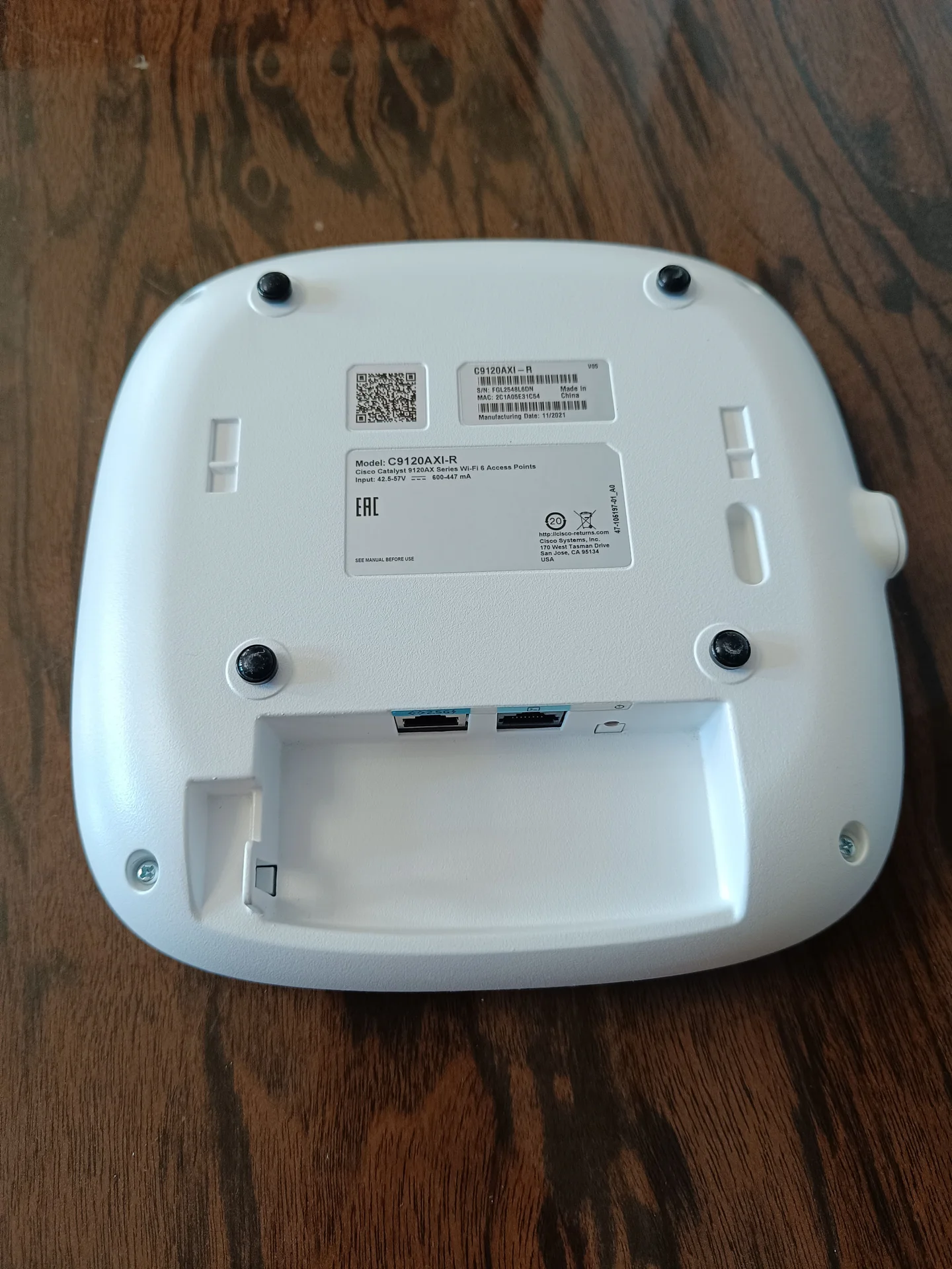Точка доступа, WI-FI роутер Cisco C9120AXI-R - миниатюра 3