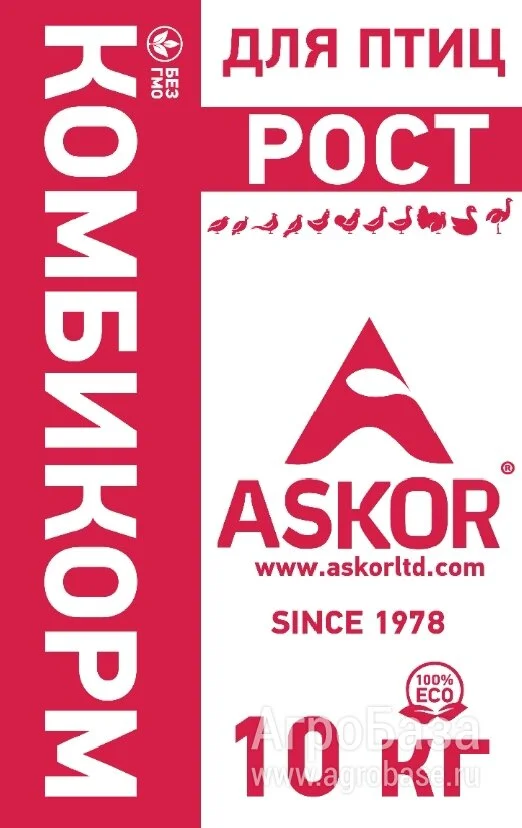 <<АскорАгроТрейд>>Комбикорм для с/х птиц<<Рост>> - - изображение 1