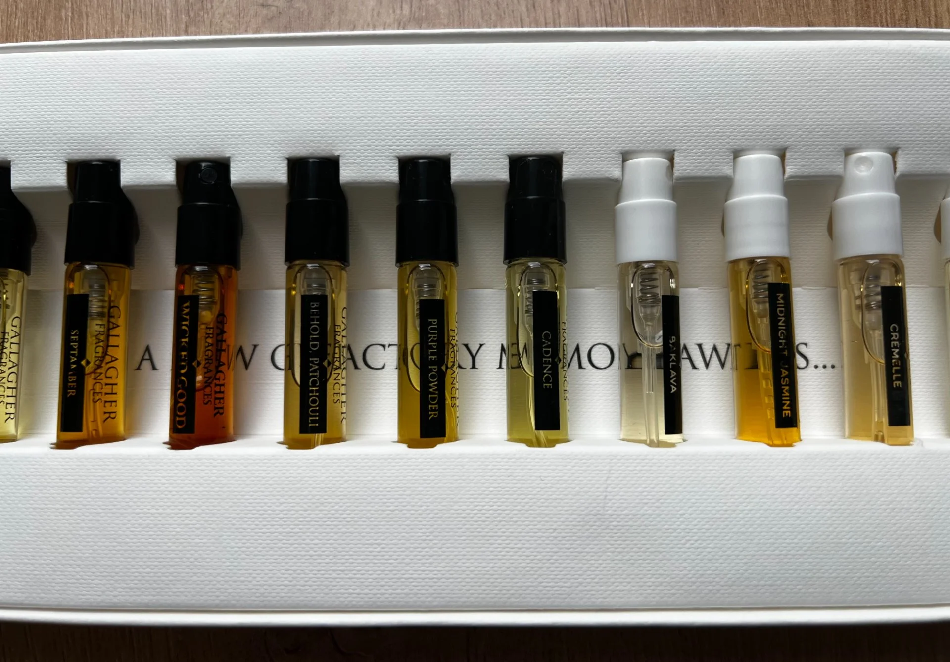 Gallagher Fragrances фирменные пробники - миниатюра 2