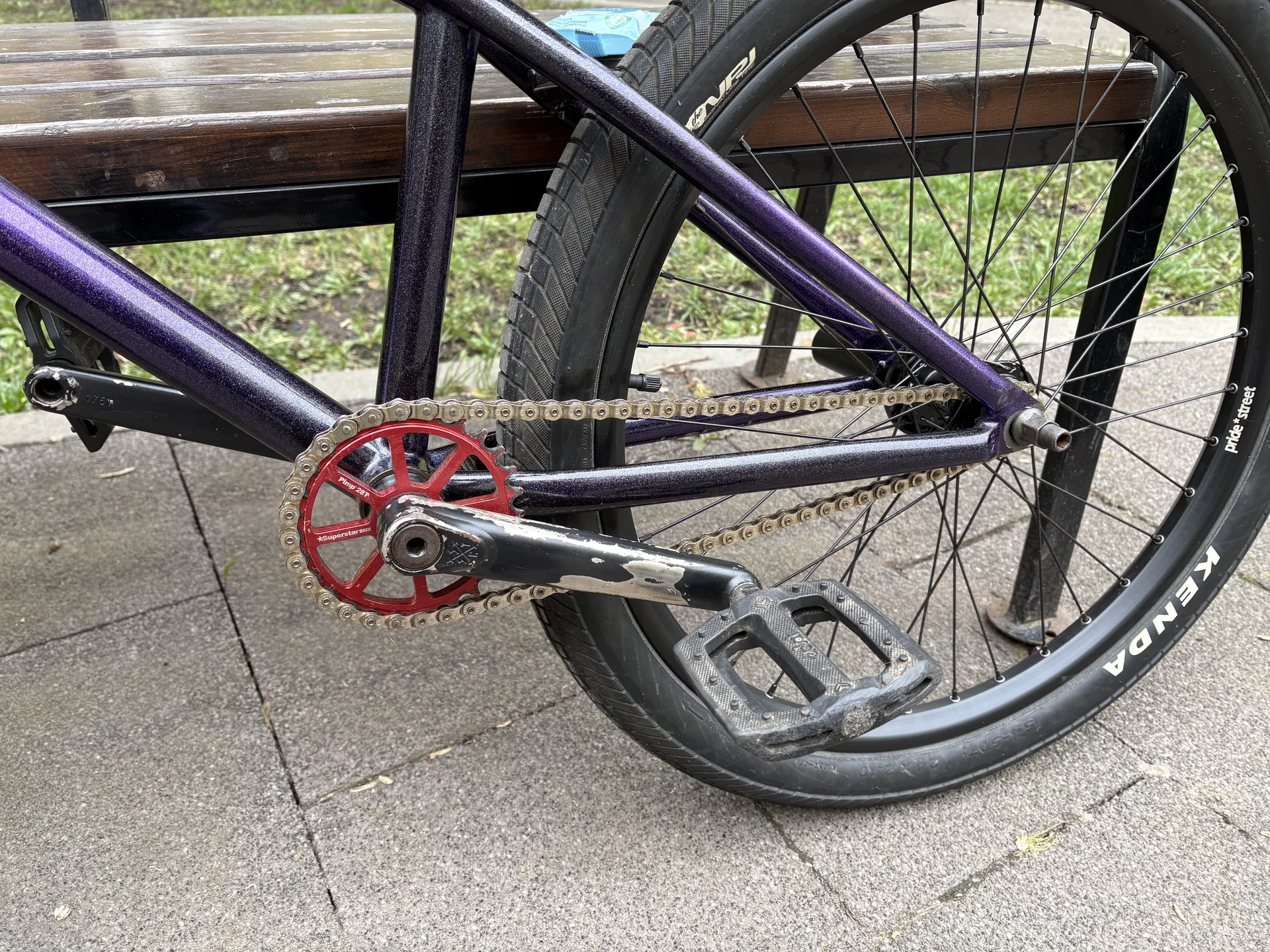 Велосипед MTB Street/park 24” custom - миниатюра 12