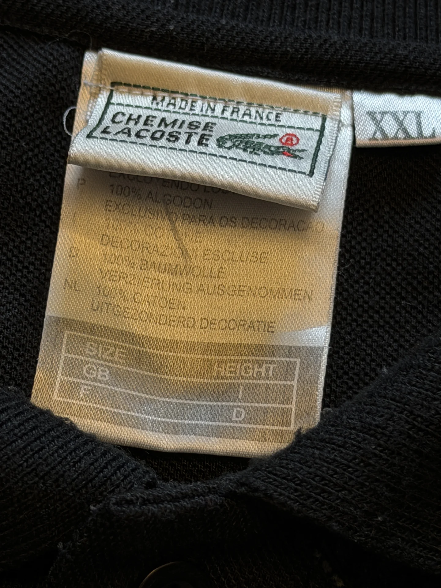 Поло Lacoste (XL) - миниатюра 5