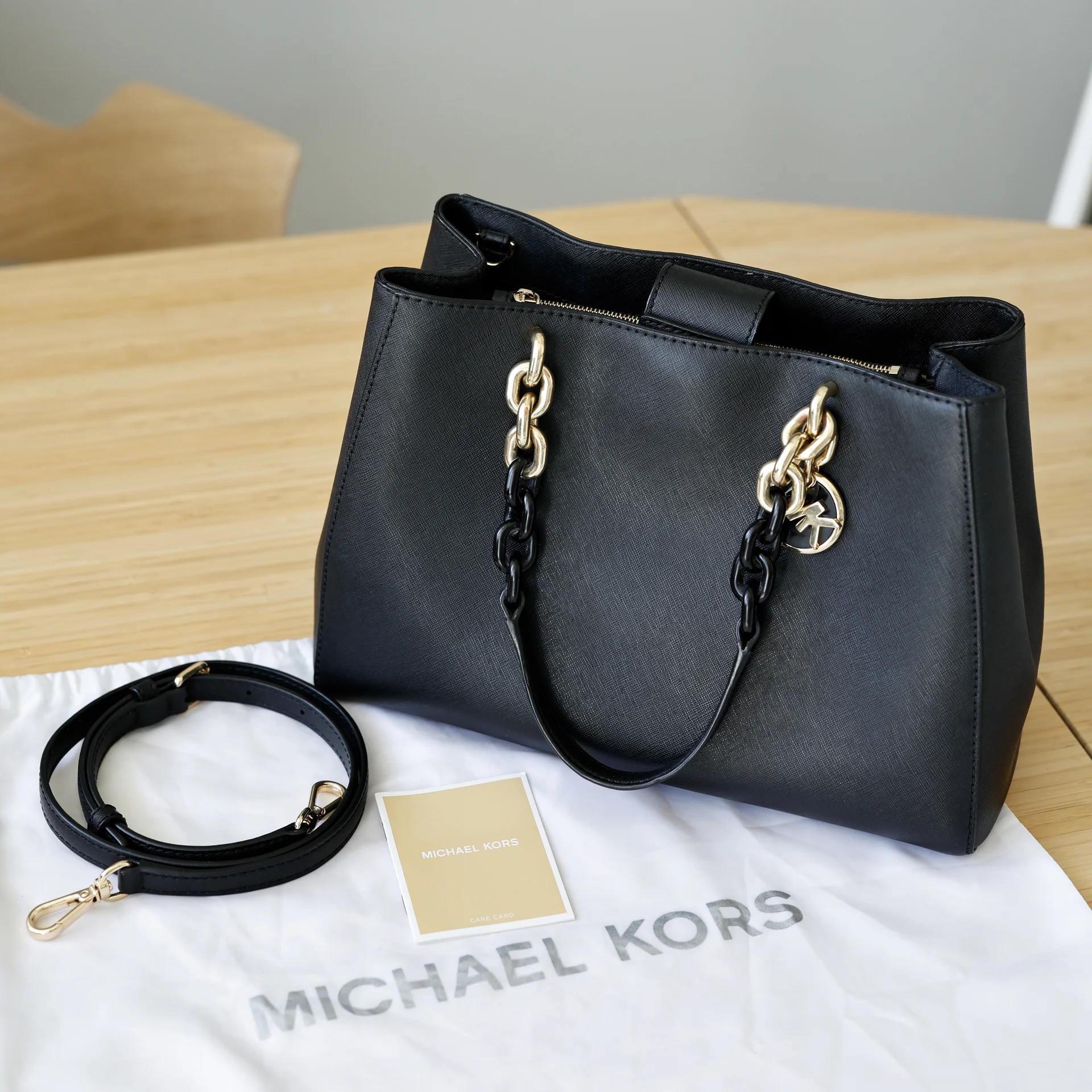 Сумка michael kors тоут натуральная кожа - миниатюра 9