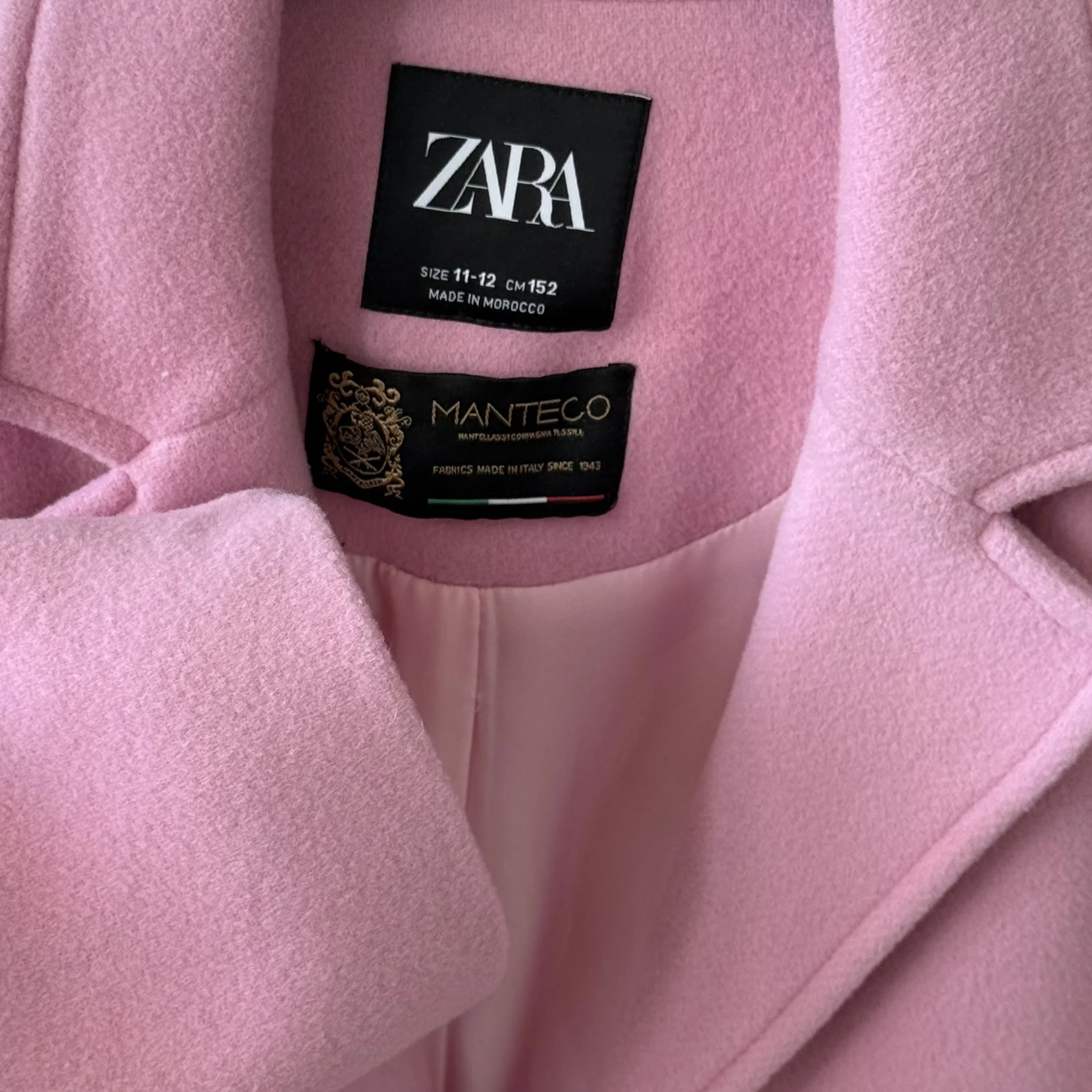 Пальто Zara 11-12 Manteco wool - миниатюра 5