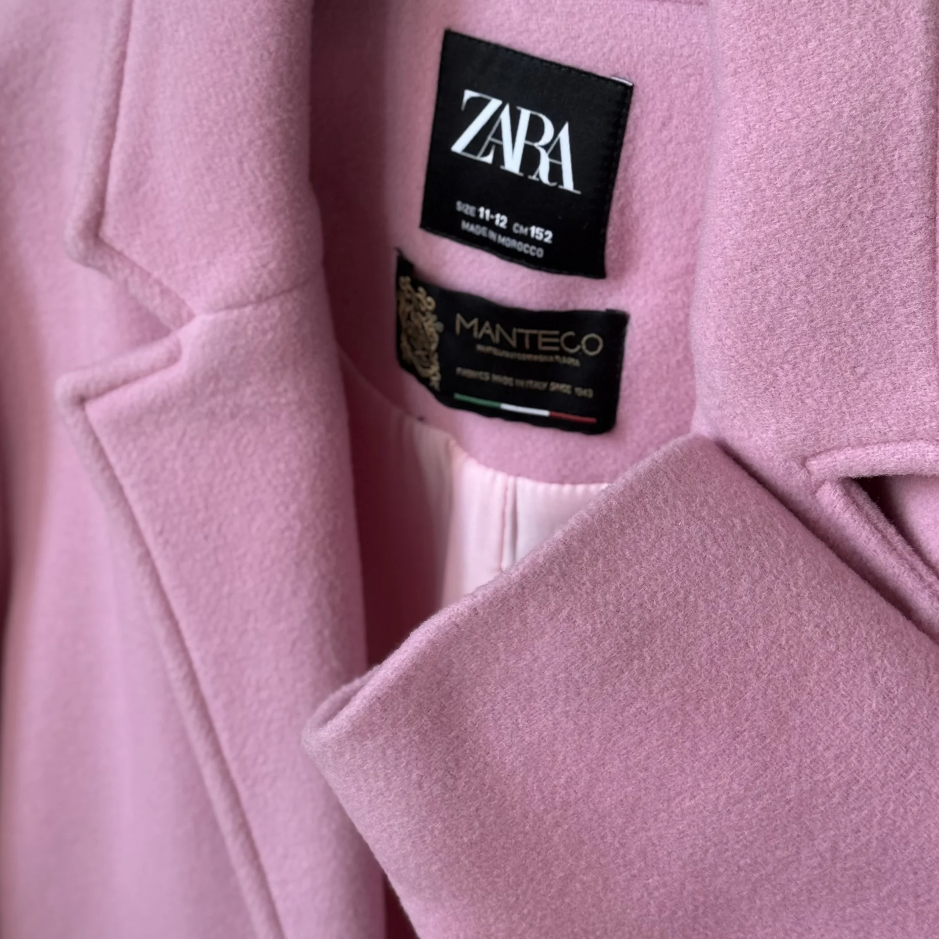 Пальто Zara 11-12 Manteco wool - миниатюра 6
