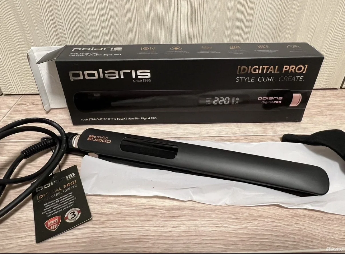 Выпрямитель утюжок Polaris новый - миниатюра 4