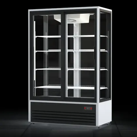 Холодильный шкаф 1,12 К 4( В,+1...+10 С) 4 LED
