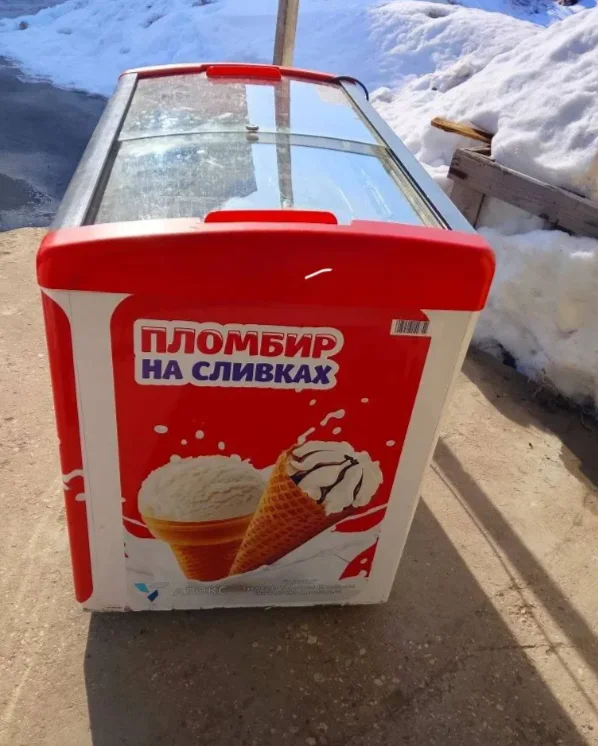 Морозильный ларь со стеклом бу - миниатюра 3