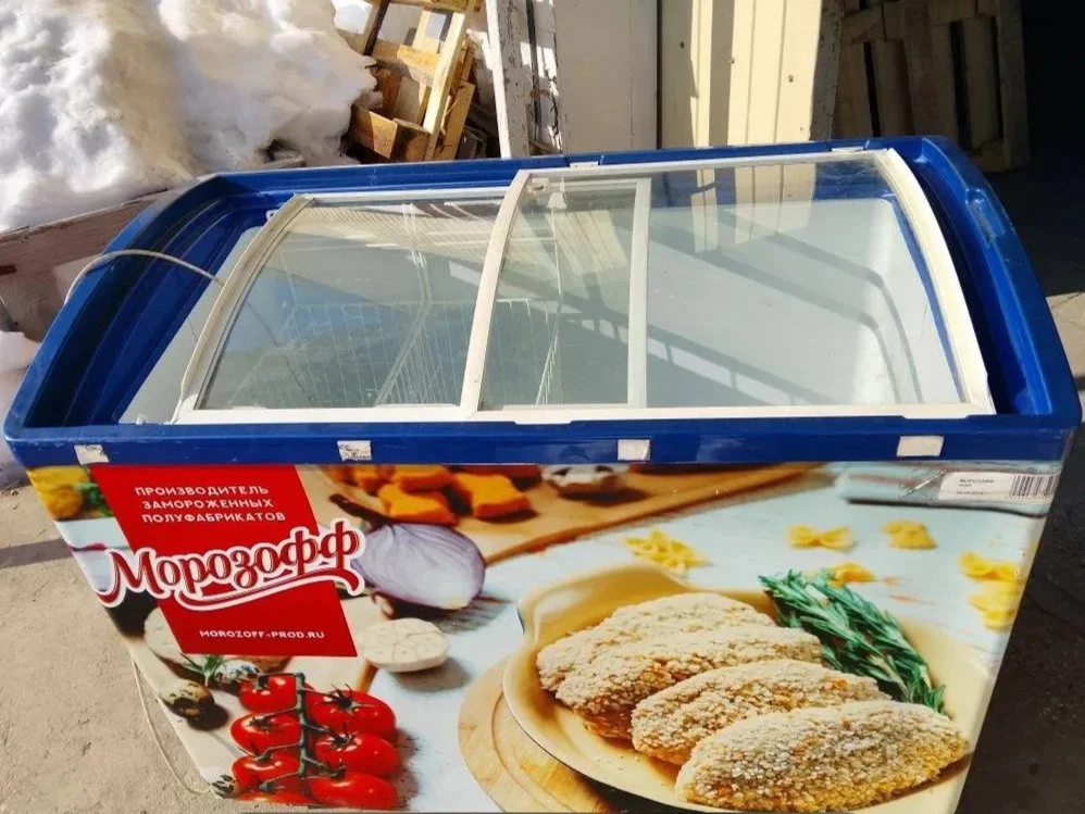 Морозильный ларь со стеклом бу - миниатюра 7