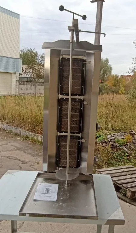 Аппарат для шаурмы atesy Шаурма-3-Газ-05-Н новый - миниатюра 4