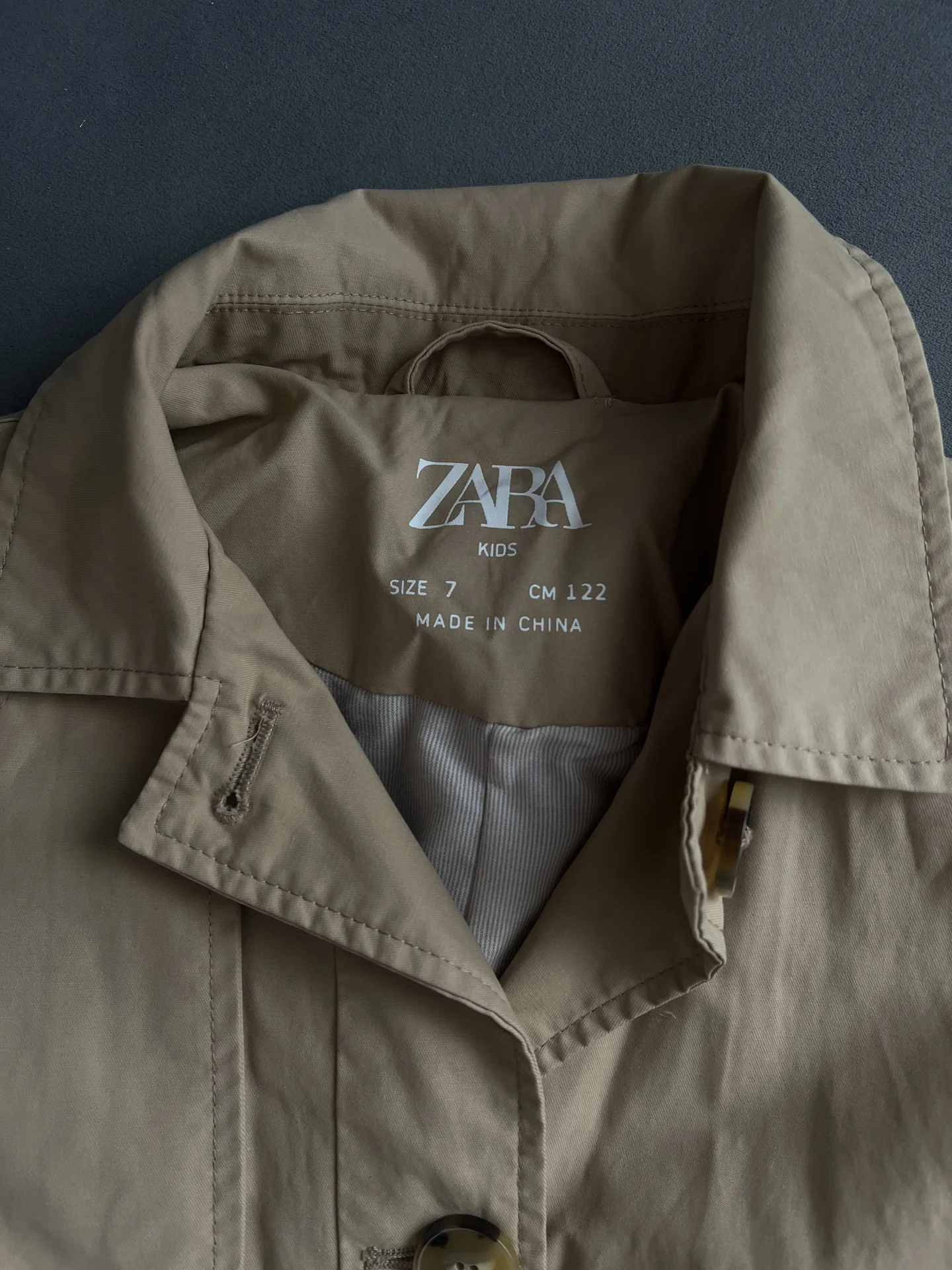 Тренч Zara детский 122 - миниатюра 2