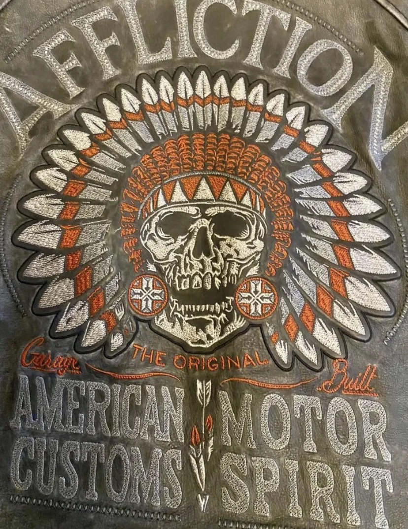 🔥 ПРОДАЮ: Кожаная куртка AFFLICTION BLACK PREMIUM - миниатюра 6