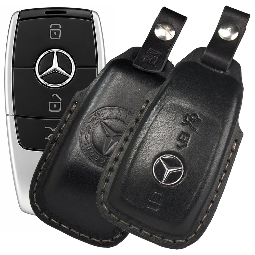 Чехол для ключа Mercedes Benz Натуральная кожа - изображение 1
