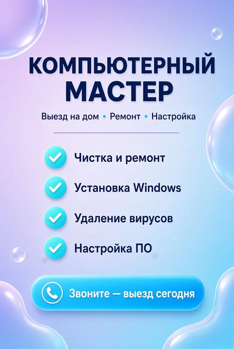 Компьютерный мастер с выездом - миниатюра 3
