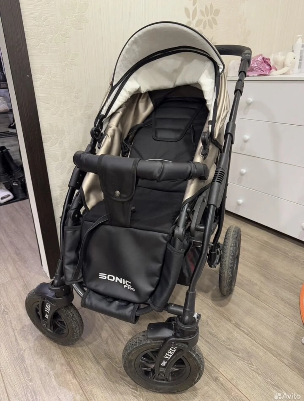 Коляска verdi sonic pro 3 в 1 экокожа - миниатюра 2