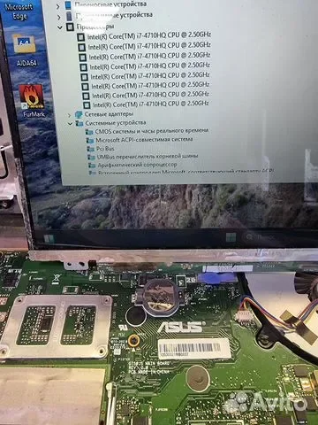 Материнская плата Asus g750js rev 2.0 - миниатюра 2