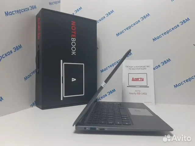 Ноутбук Azerty Intel/6gb/SSD240 новый,гарантия - миниатюра 2