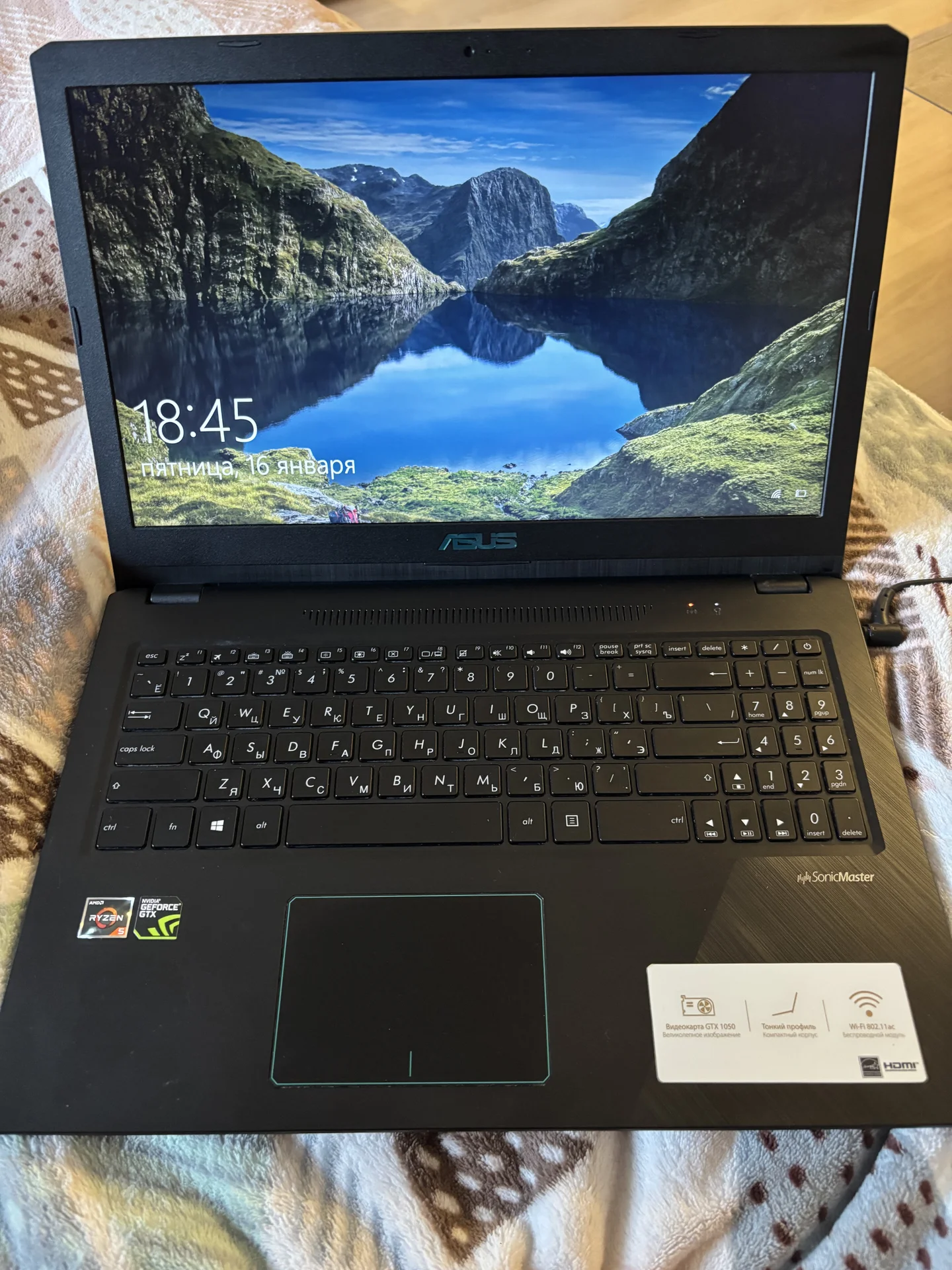 Ноутбук ASUS VivoBook (Ryzen 5 / GTX 1050 / 8GB / - изображение 1