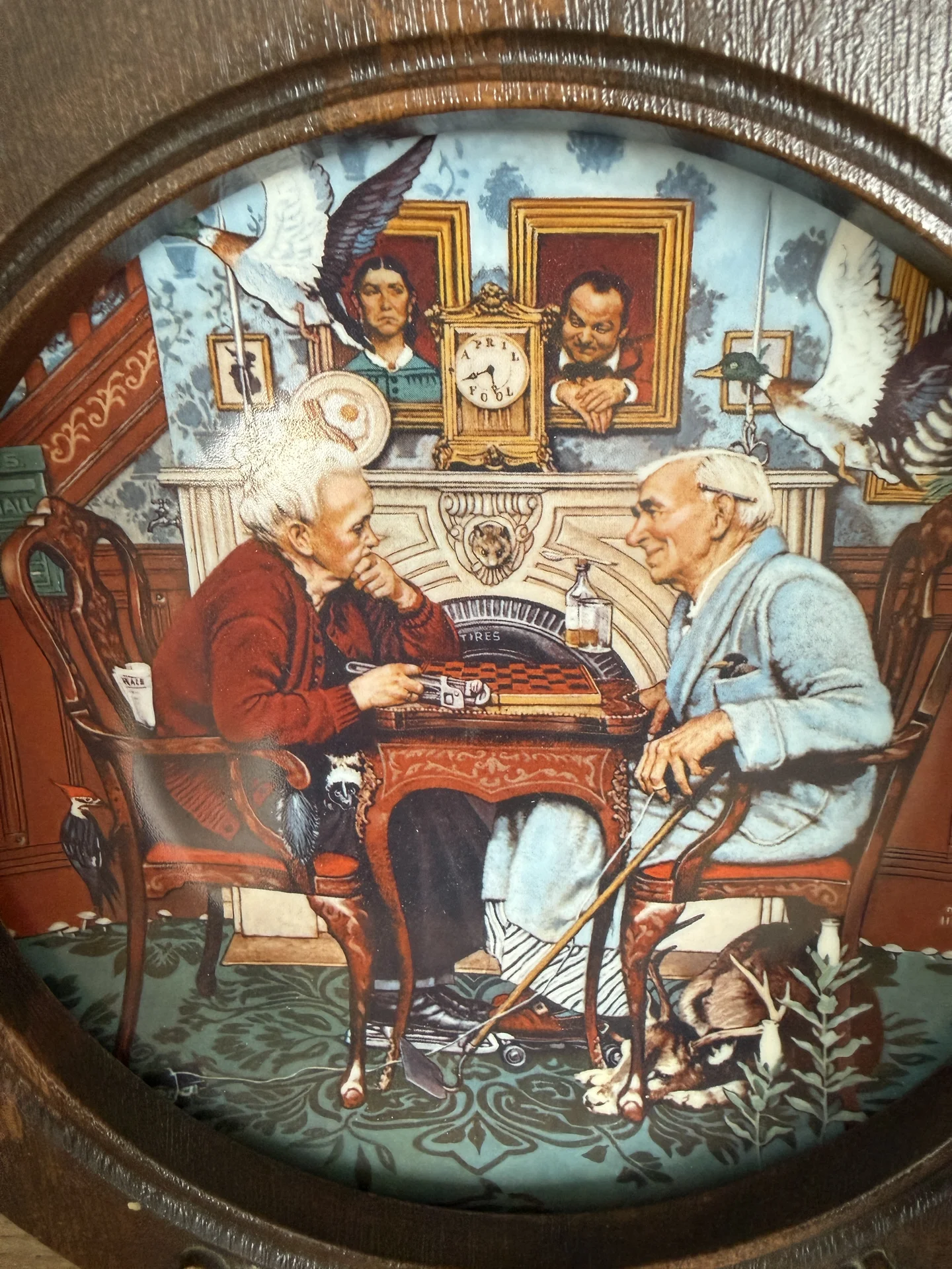 Коллекционная тарелка Norman Rockwell 1978г. - миниатюра 2