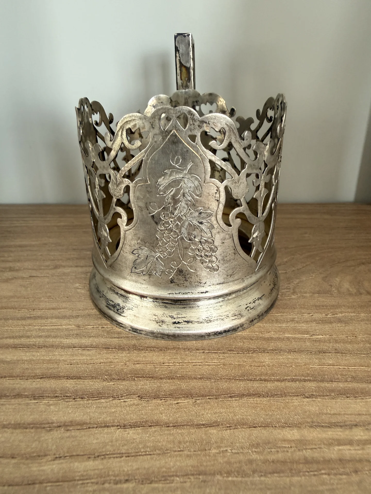 Подстаканник серебро 875 пр. - миниатюра 5