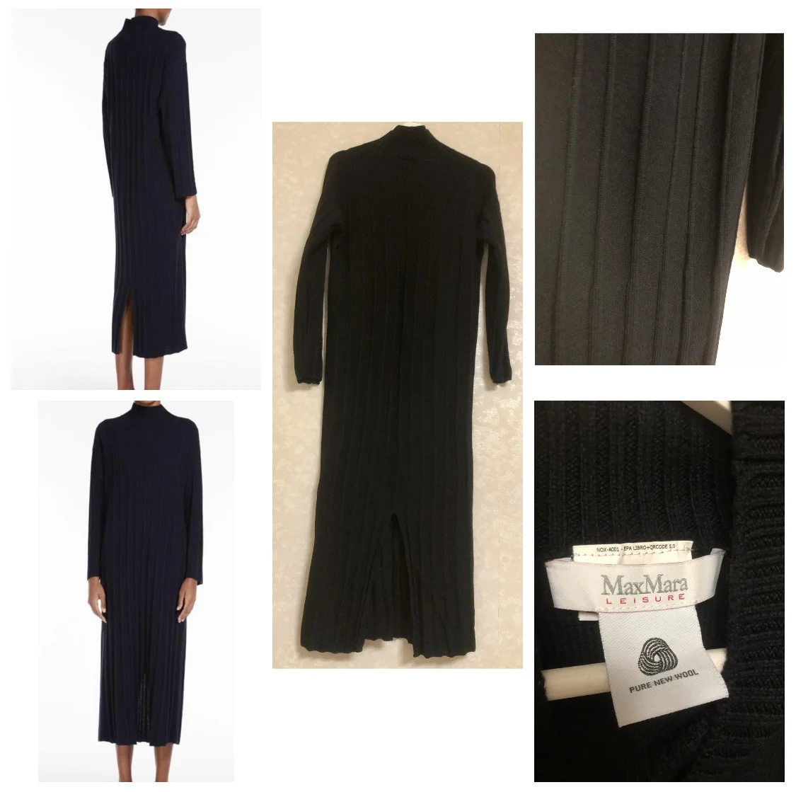 Max Mara платье из кашемира - миниатюра 3