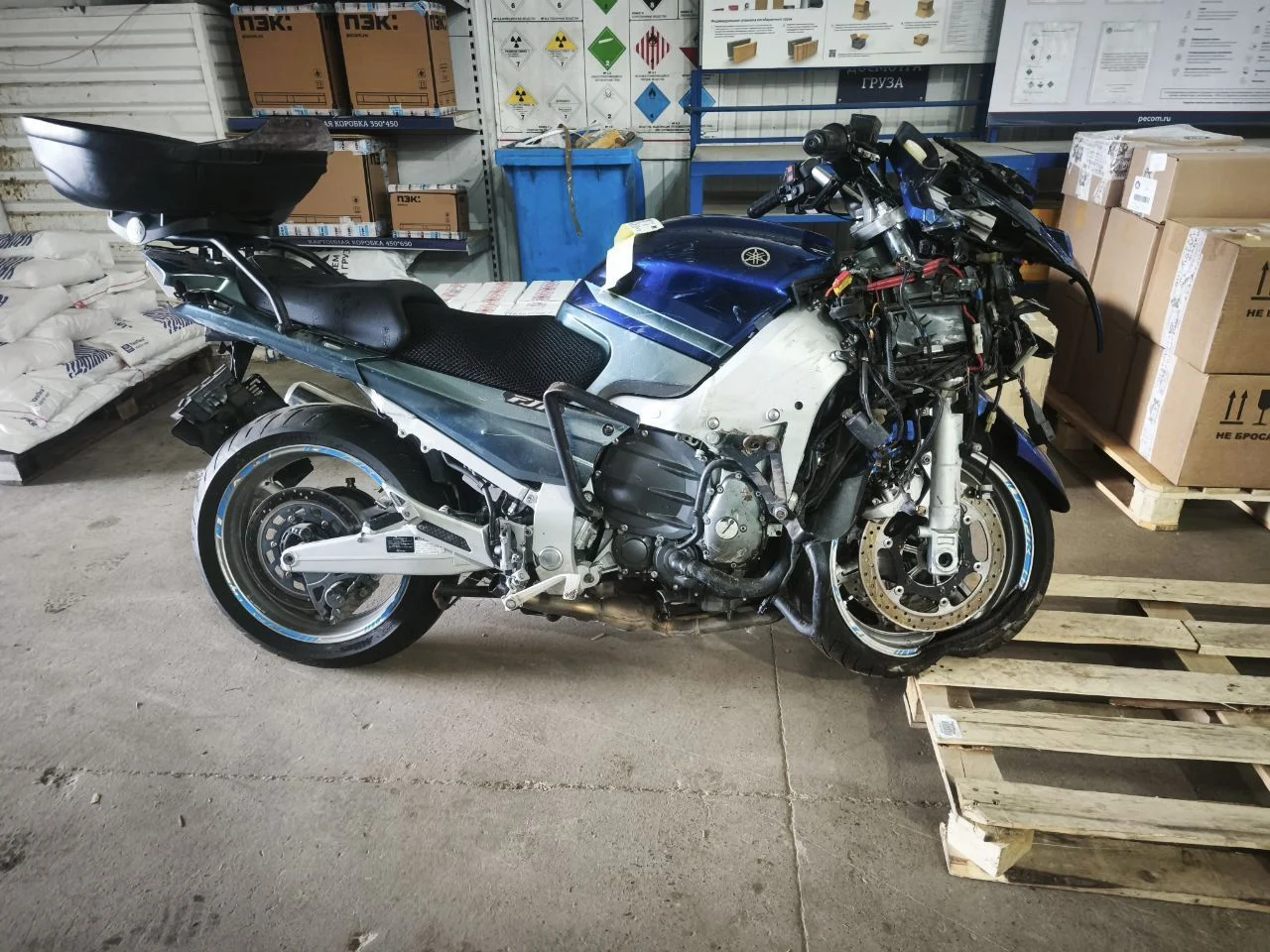 Yamaha fjr1300 разбор запчасти - миниатюра 3