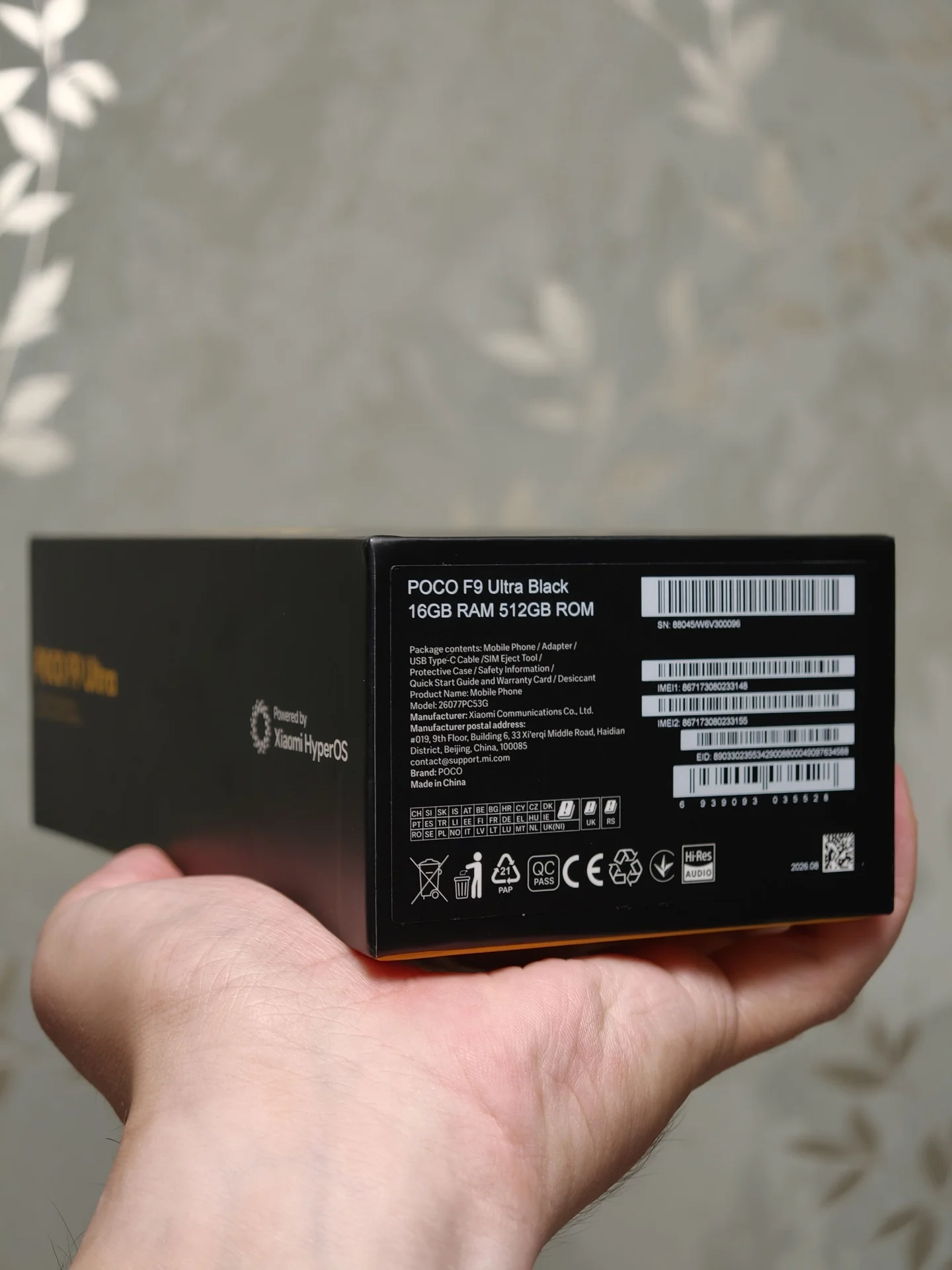 Xiaomi Poco F9 Ultra 16/512 Global, Черный. - миниатюра 3