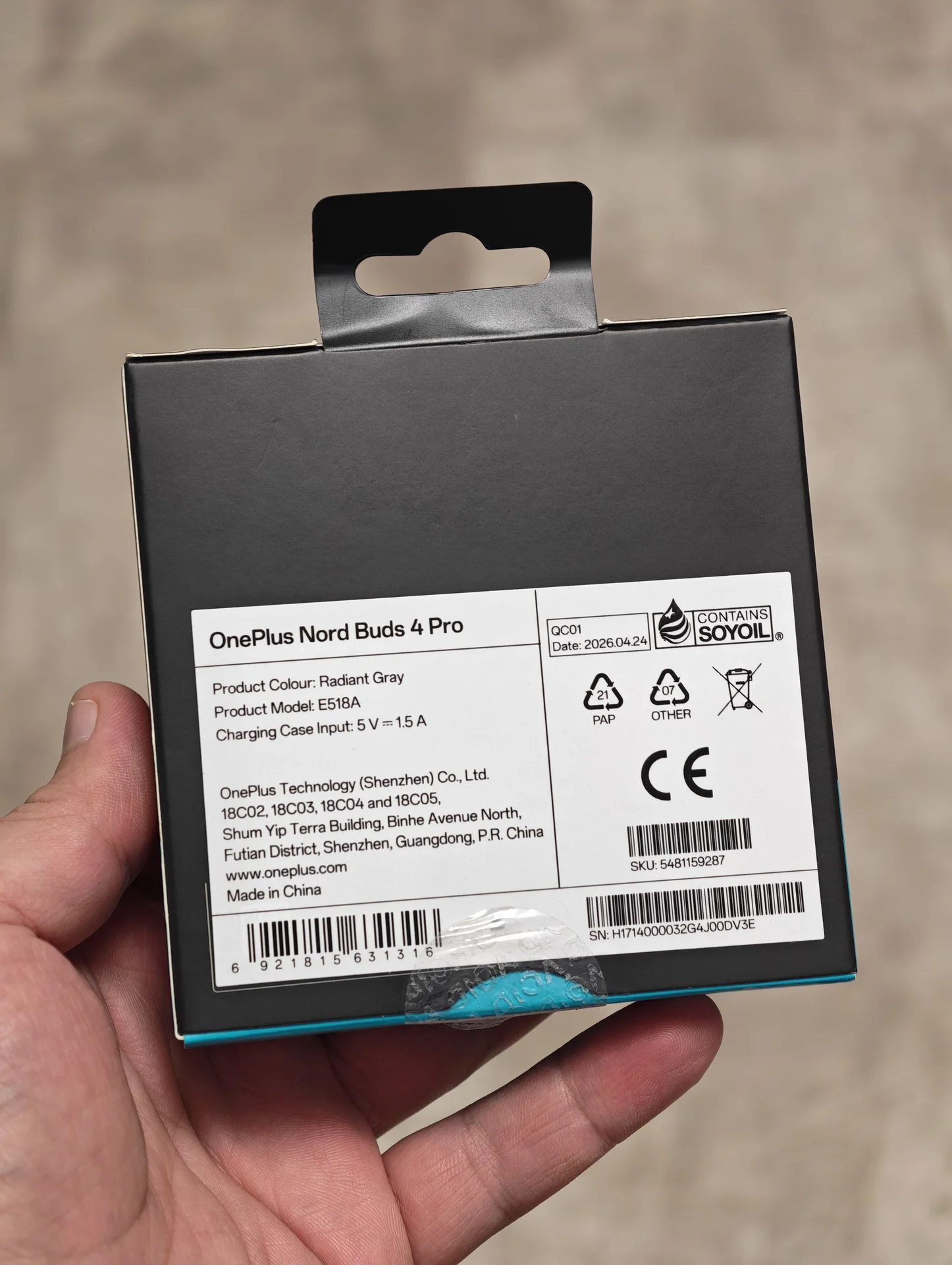 OnePlus Nord Buds 4 Pro Global, Идеал, Серый - миниатюра 3