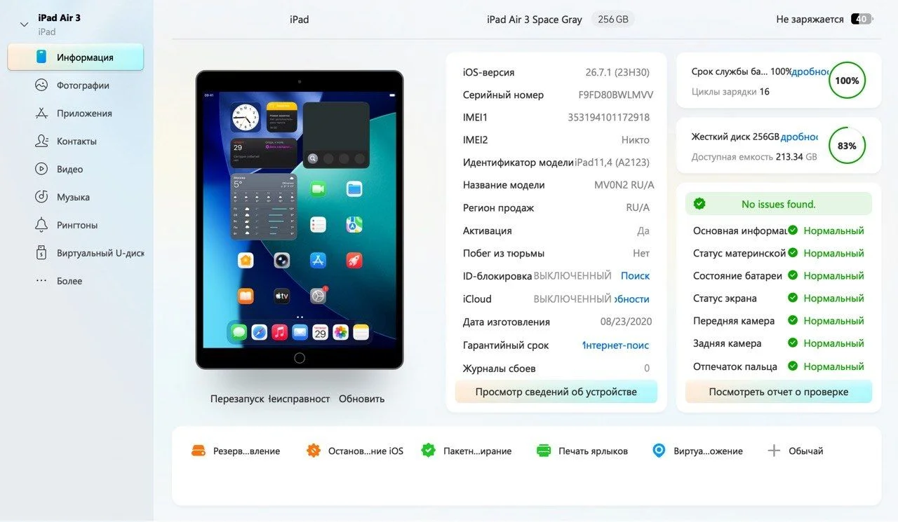 Apple iPad Air 256 WiFi+Cellular, Ростест, - миниатюра 9