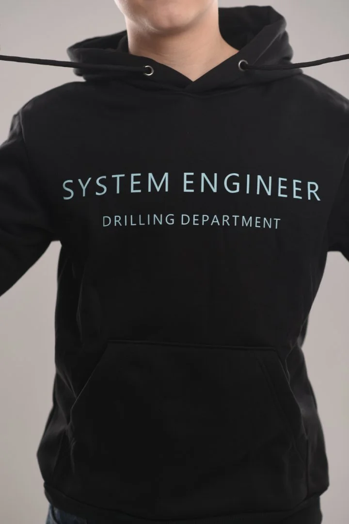 Толстовка мужская с капюшоном принт SYSTEM ENGINEER - изображение 1