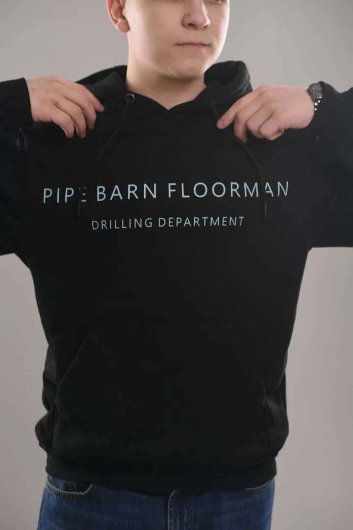 Толстовка мужская с капюшоном принт PB FLOORMAN - изображение 1