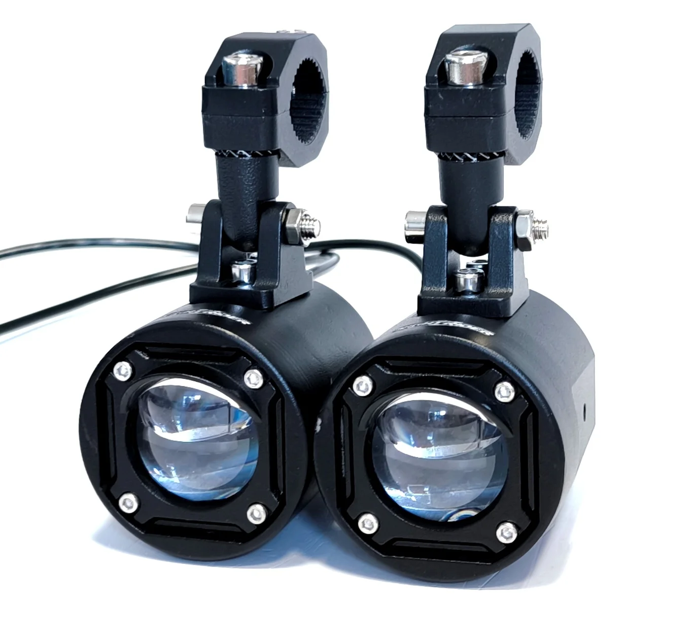 Противотуманные фары 60W для мотоцикла,Белый-Белый - миниатюра 5