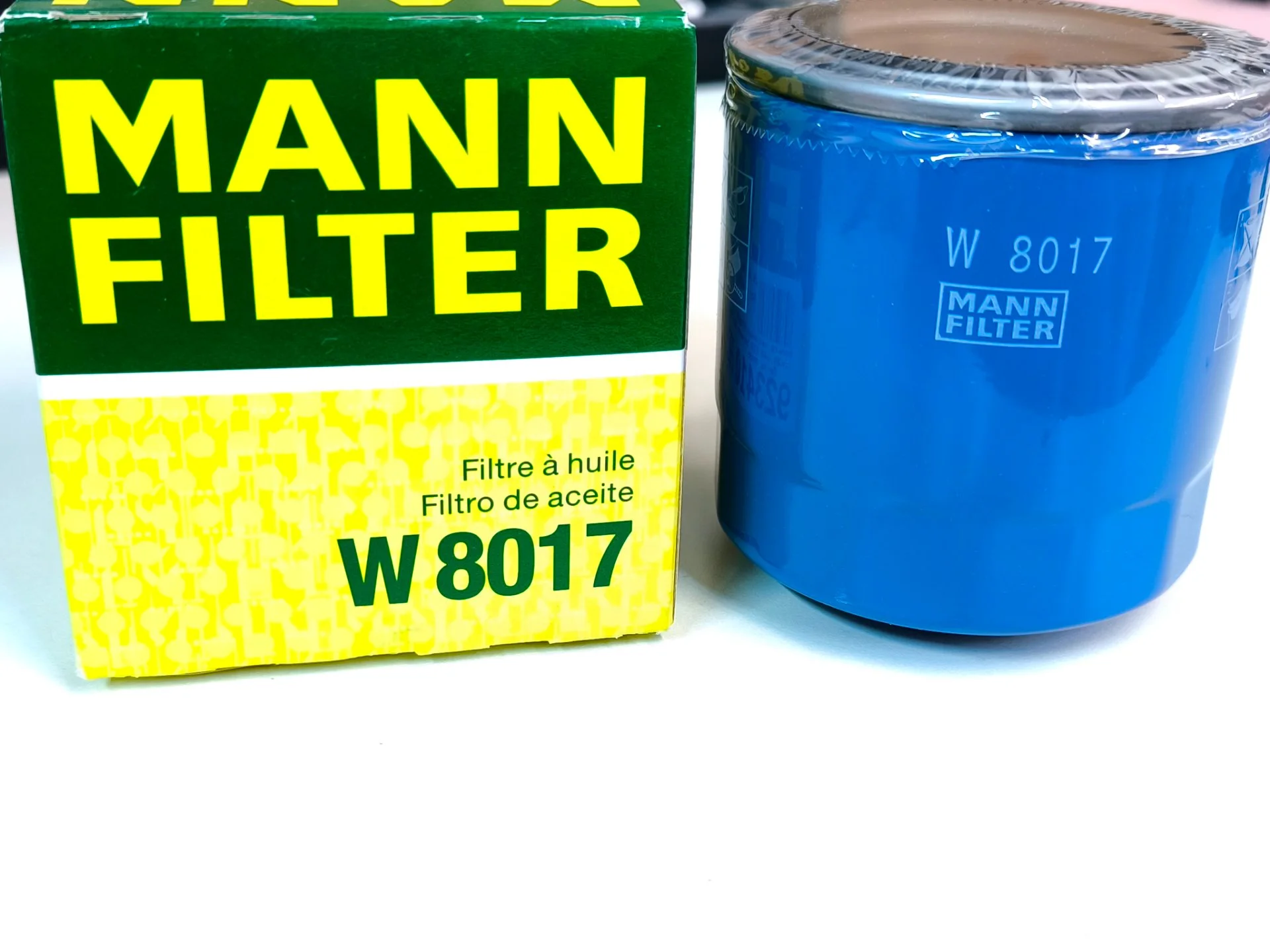Фильтр масляный W8017 mann сделано в корее - миниатюра 2