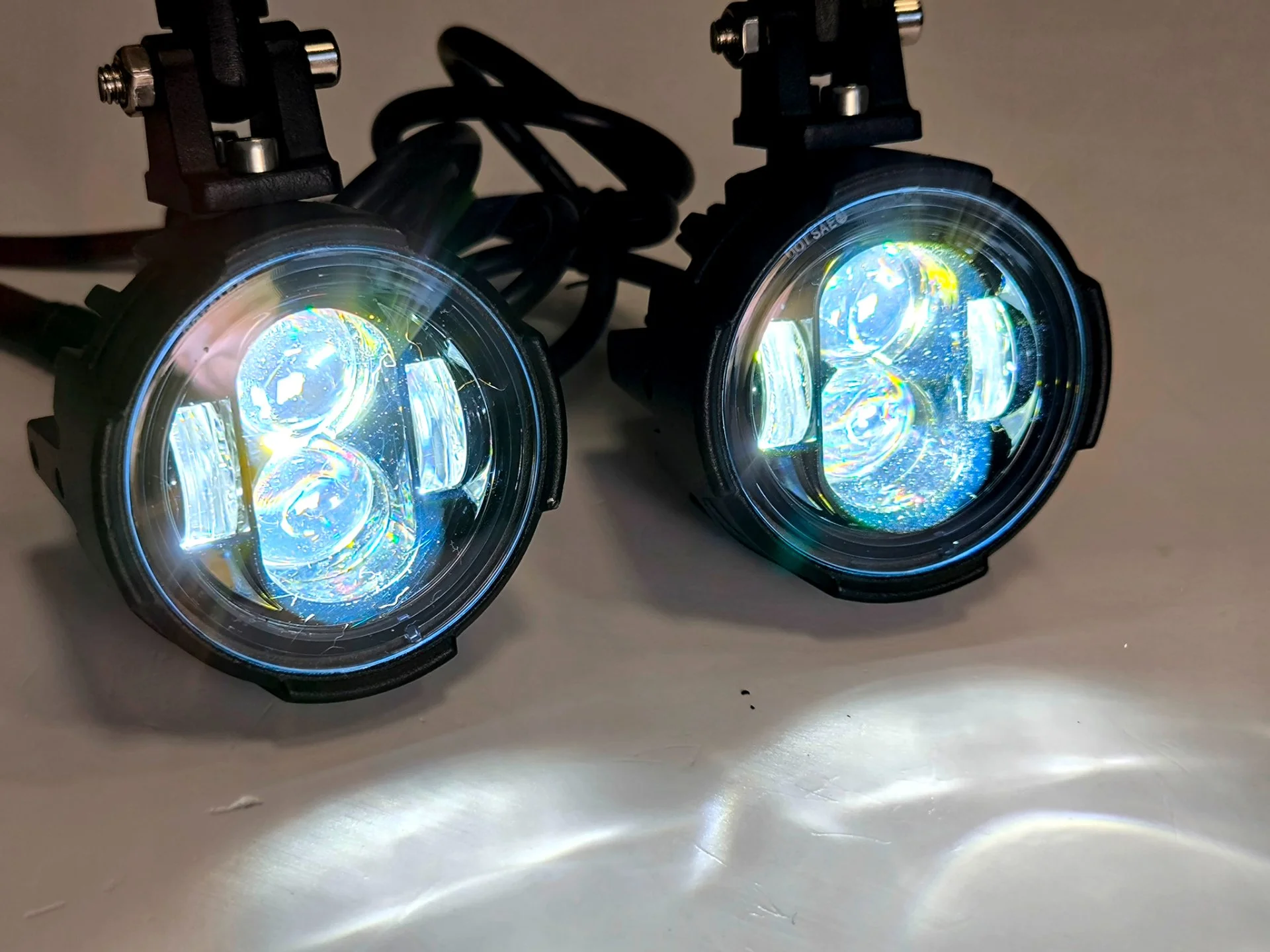 Противотуманные фары 60W для мотоцикла, строб OTBS - миниатюра 10