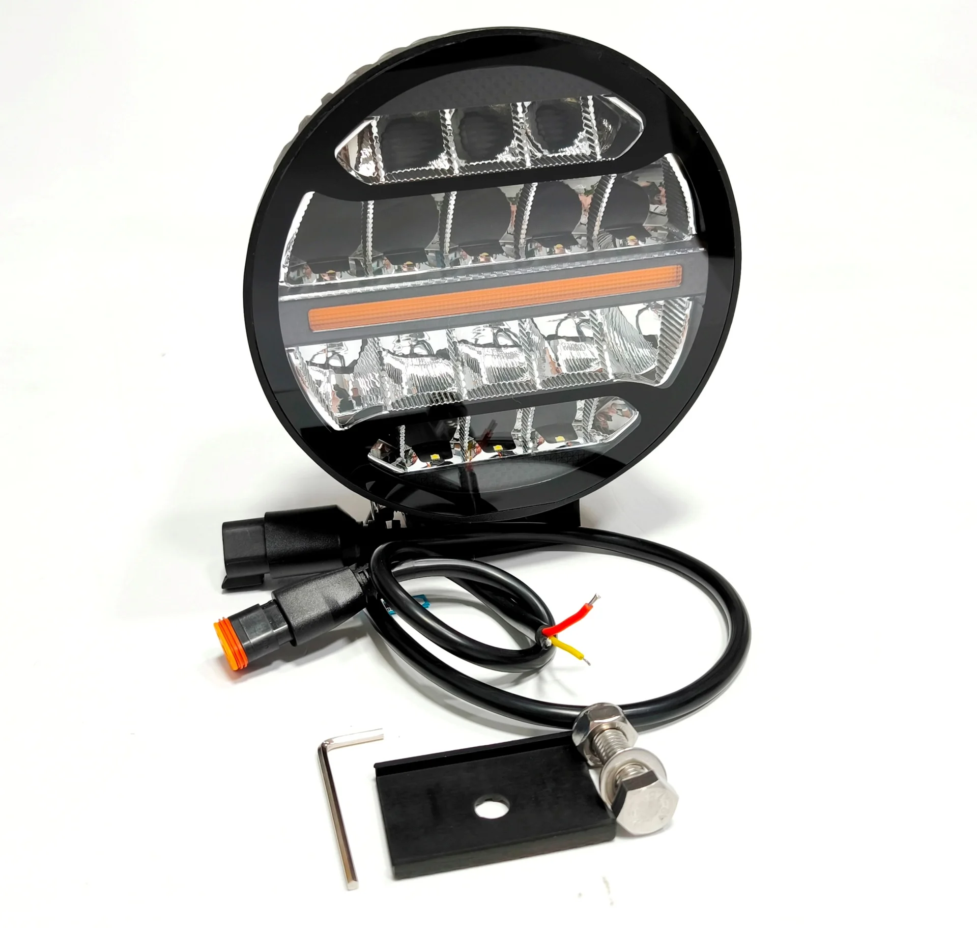 Фара Night Rider 7"-90W - Ближнего света 9000Lm - миниатюра 4
