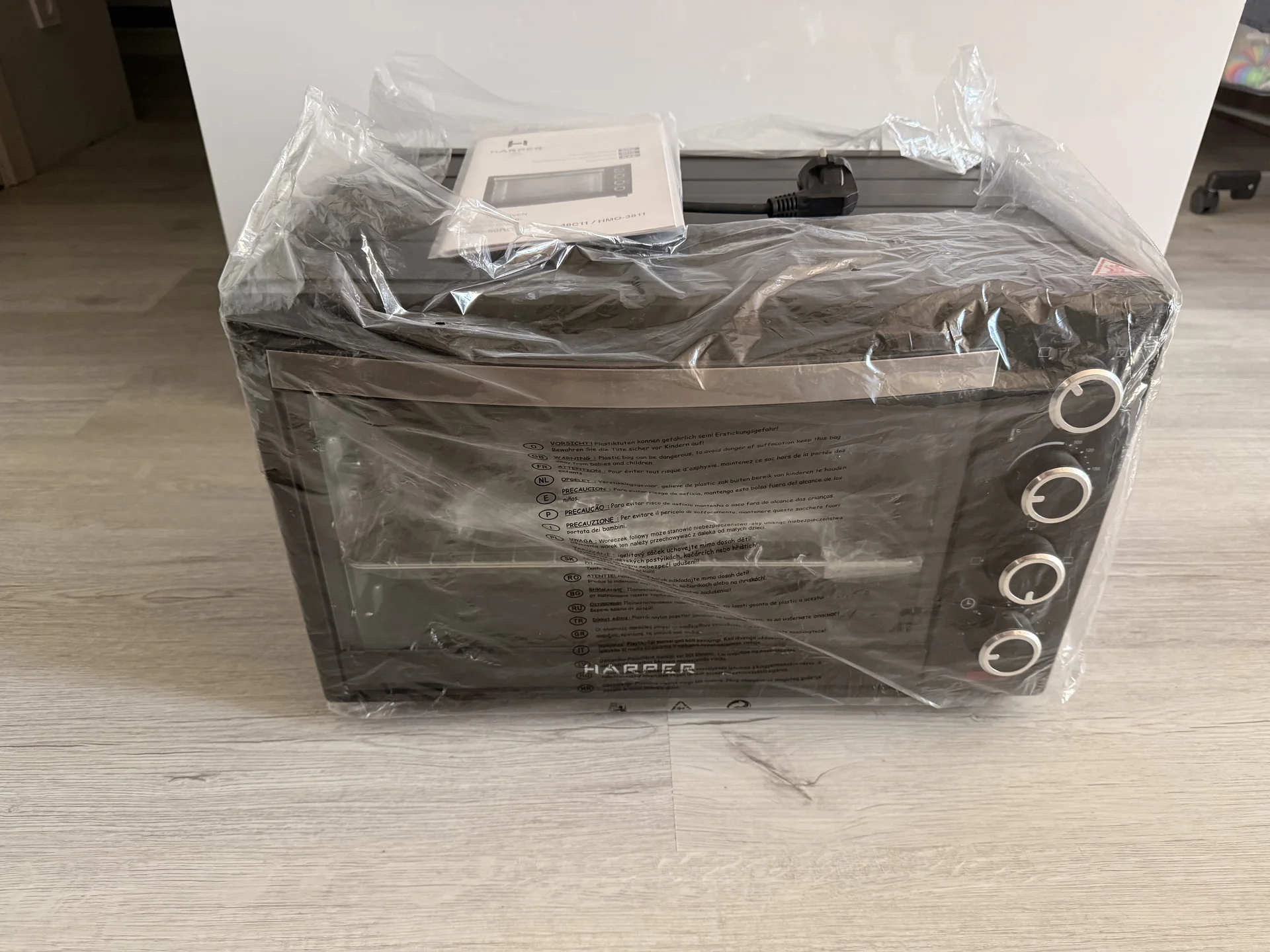 Мини-печь harper HMO-3811 - миниатюра 2
