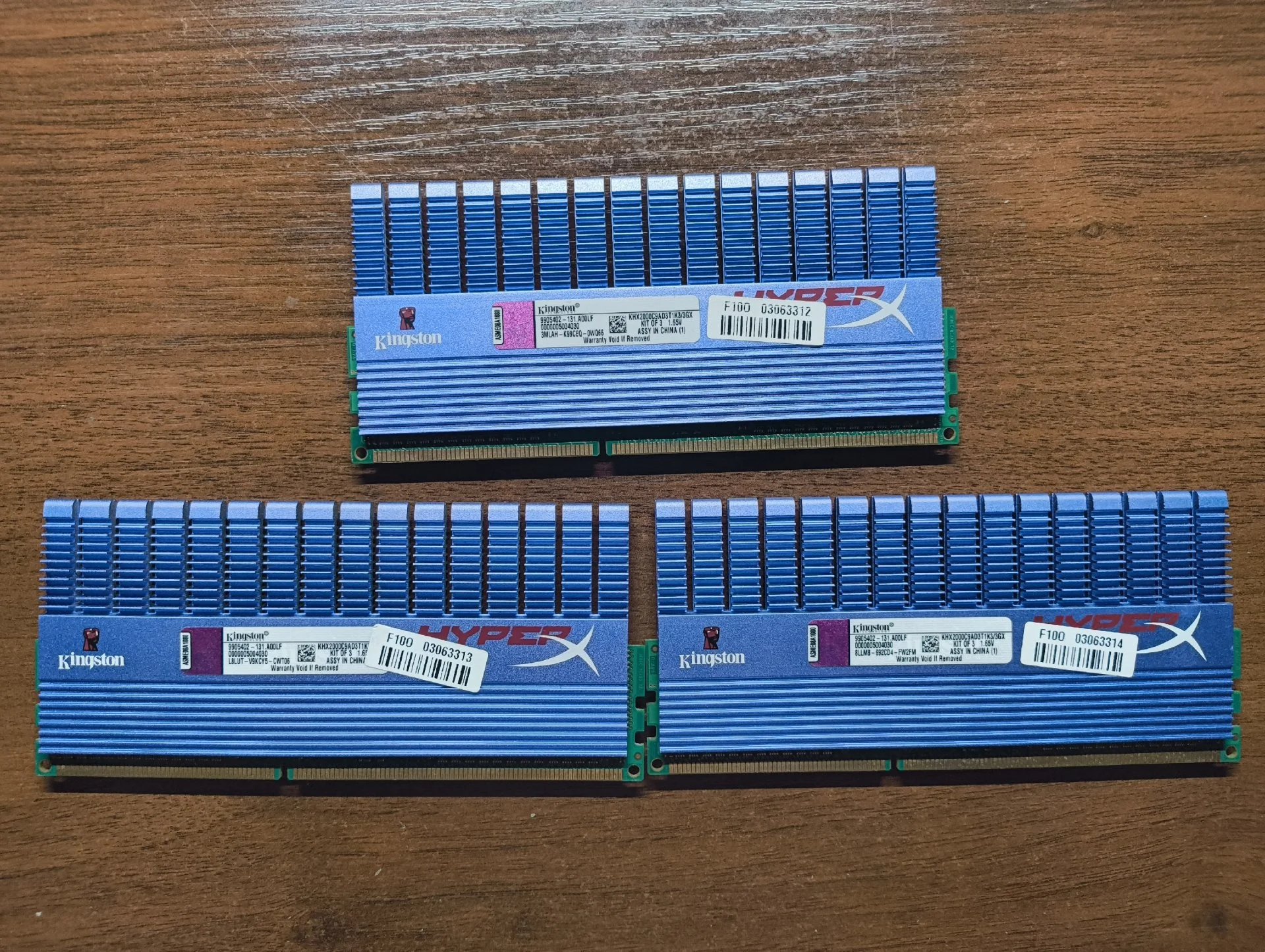 ОЗУ DDR3 3gb kit of 3 - изображение 1