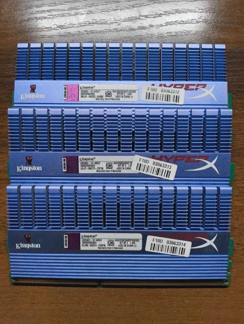 ОЗУ DDR3 3gb kit of 3 - миниатюра 3