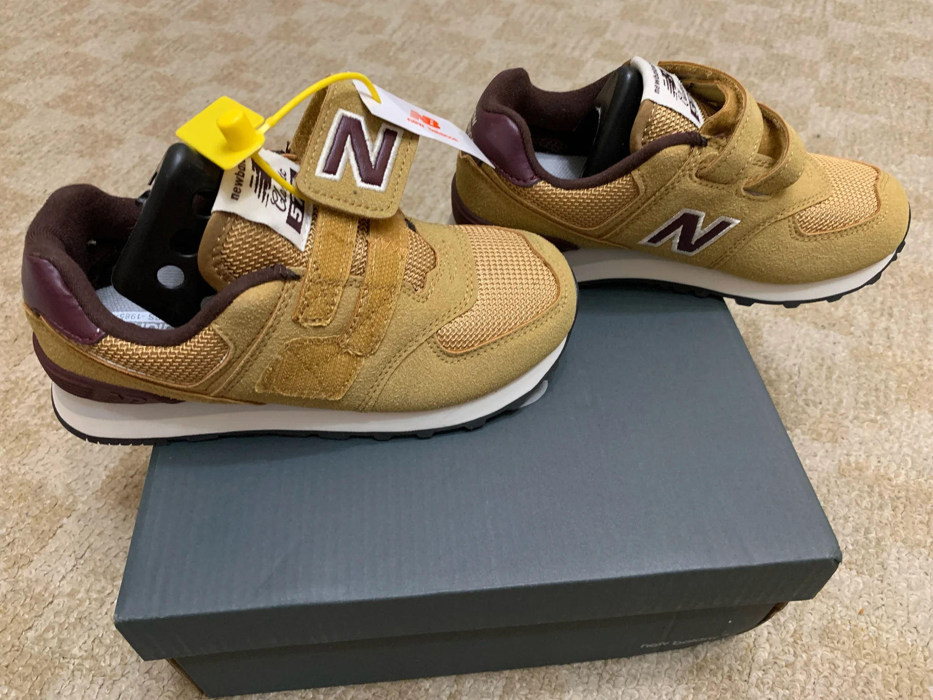 Кроссовки детские натуральные new balance раз. 31 - миниатюра 3