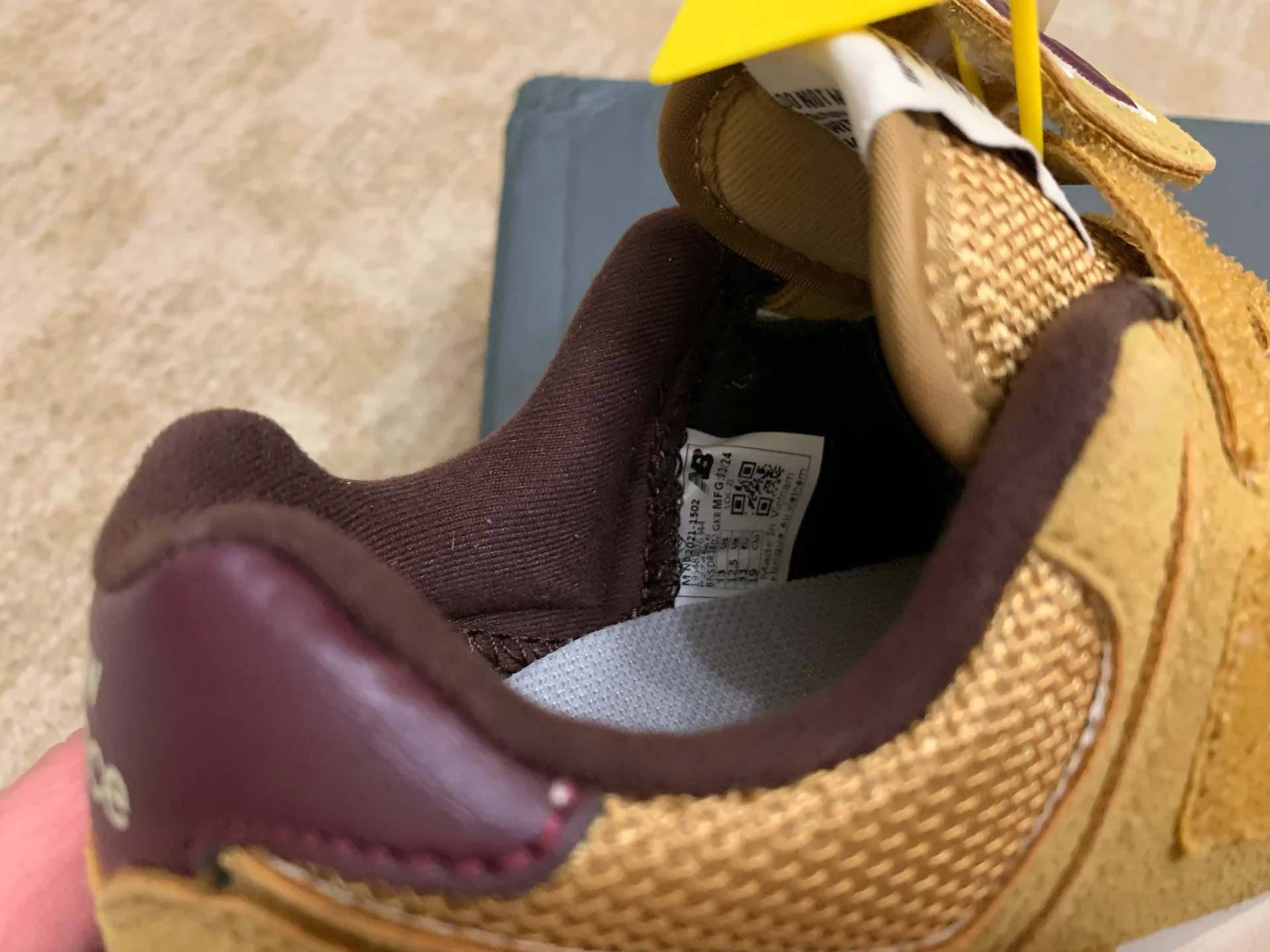 Кроссовки детские натуральные new balance раз. 31 - миниатюра 5