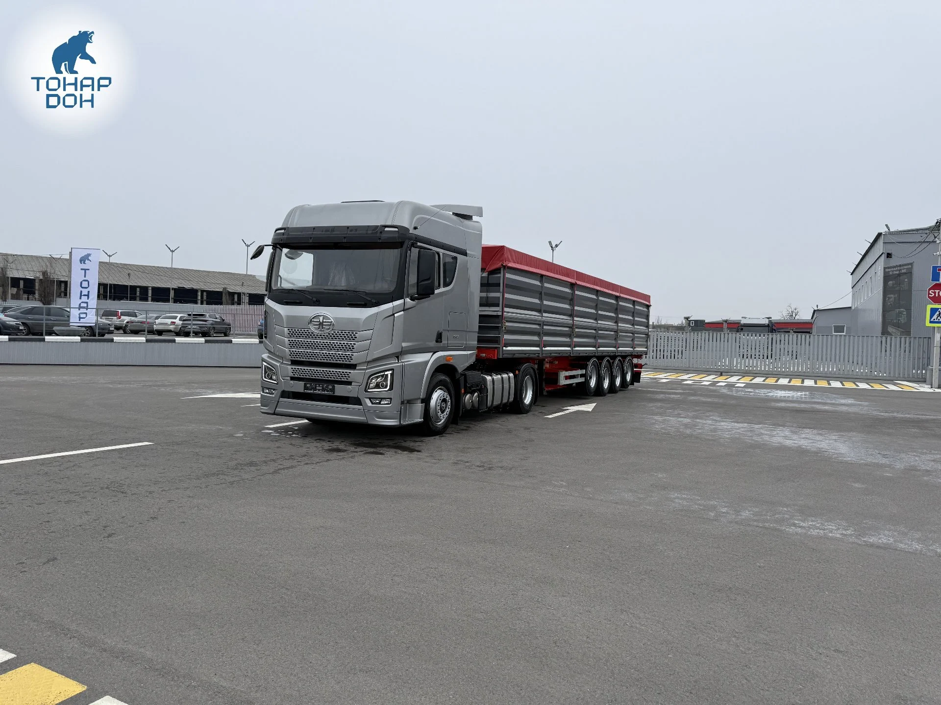 Полуприцеп зерновоз ТОНАР 9989 Б65 - миниатюра 2
