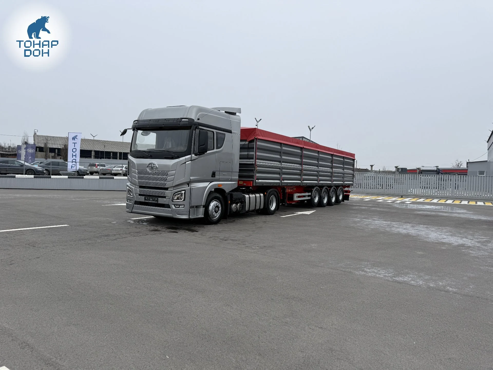 Полуприцеп зерновоз ТОНАР 9989 Б65 - миниатюра 3