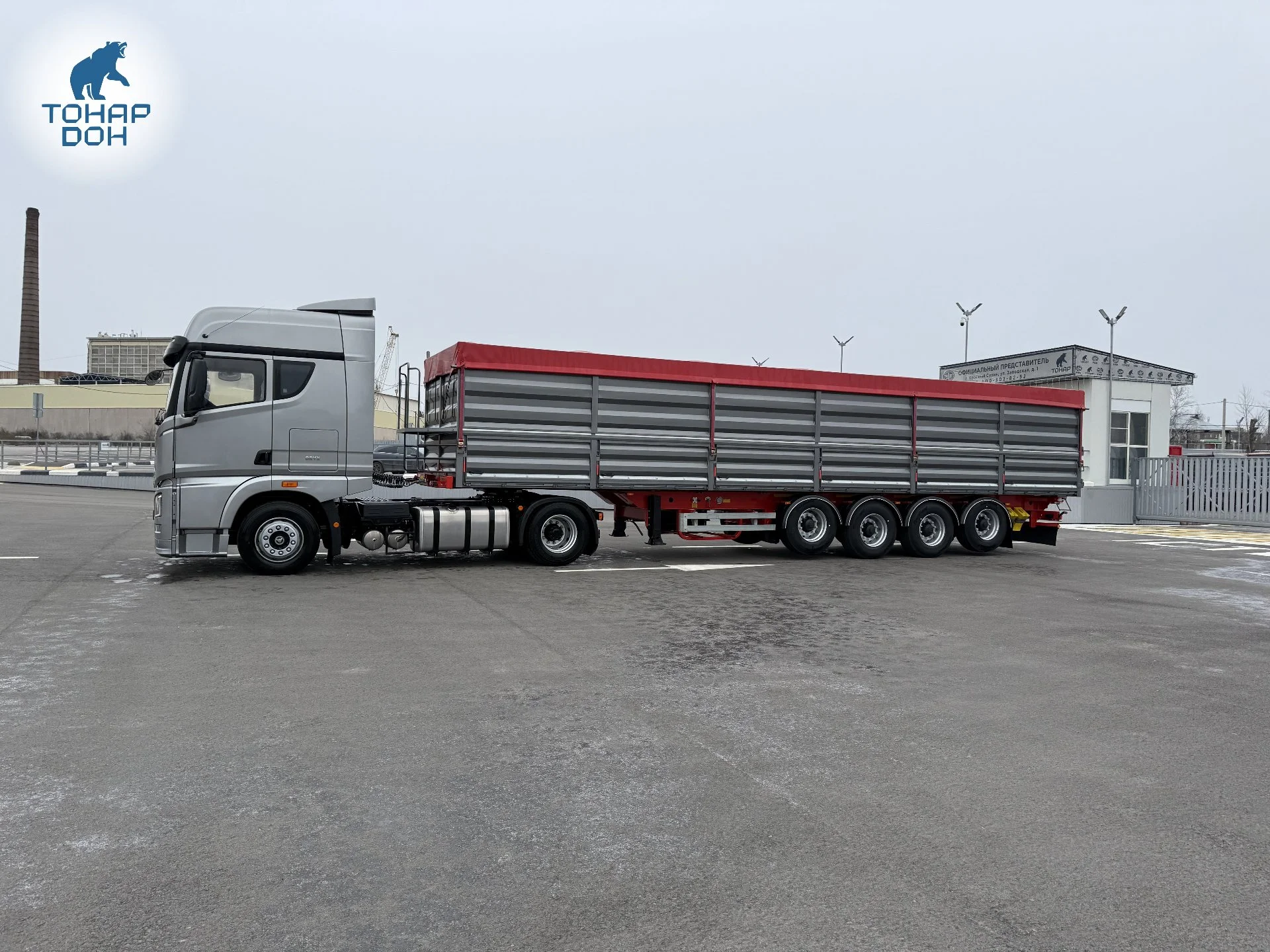 Полуприцеп зерновоз ТОНАР 9989 Б65 - миниатюра 8