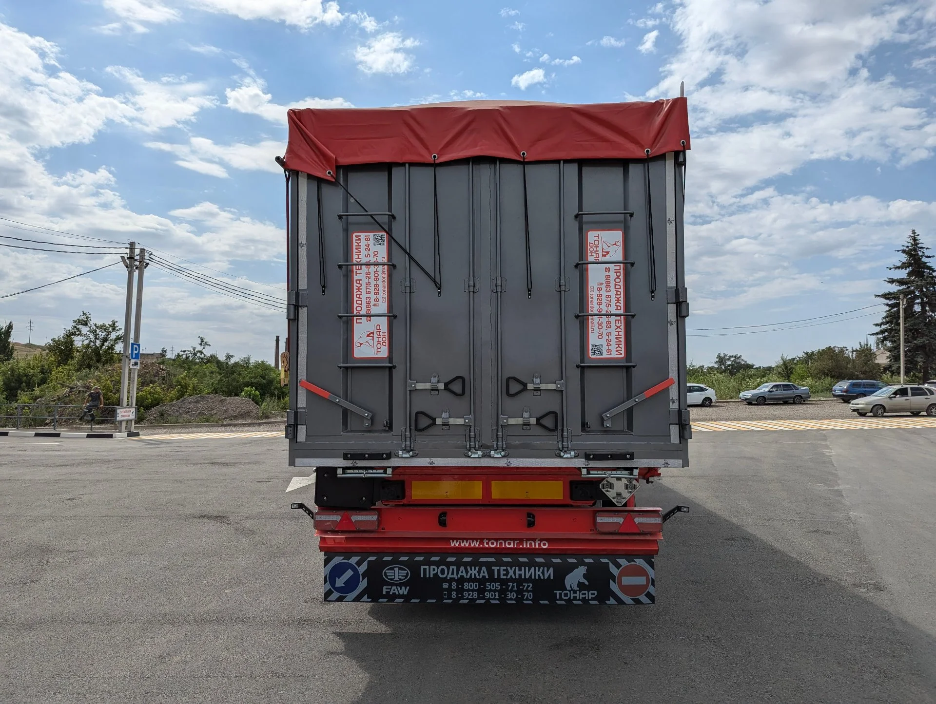 Полуприцеп зерновоз ТОНАР 99881 Б75 м3 2024 г. 3 оси - миниатюра 10