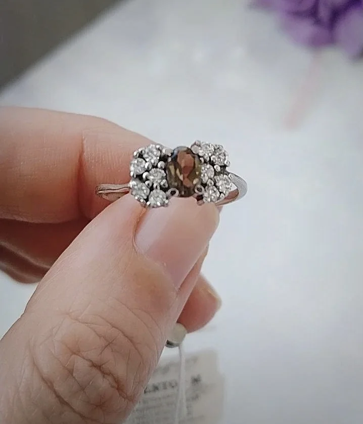 Серебряное кольцо с раухтопазом - миниатюра 7