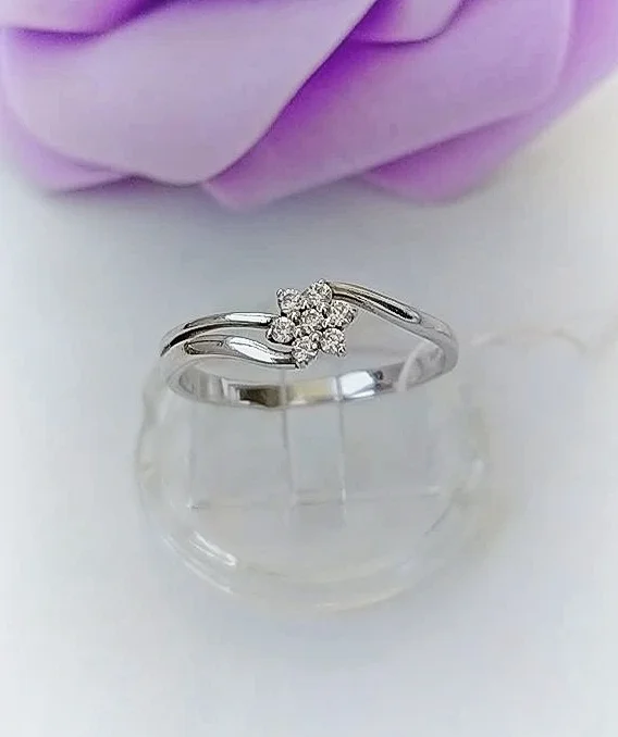 Серебряный комплект с фианитами, серебро 925 проба - миниатюра 6